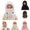 White, variant on Kids Winter Warm Hat With Ear And Neck Gaiter Thermal For Cold Weather Outdoor Activities Skiing Cycling Super Junior Hat