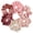 Blush Color, variant on 6 Big Hair Scrunchies Velvet Elastics Large Hair Bobble Scrunchy Hair Bands Women Soft Hair Ties, 6 Colors