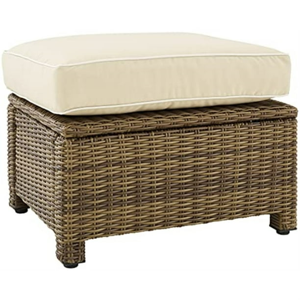 Crosley Furniture Bradenton Outdoor Wicker Ottoman