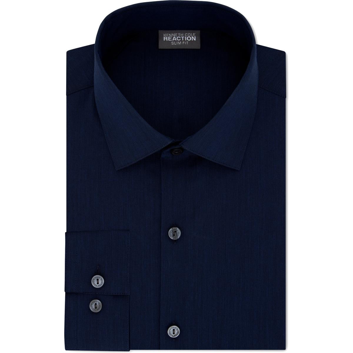 slim fit dress slacks Buy Men's REACTION Slim-Fit Button-Down Dress Shirt, White main image 1