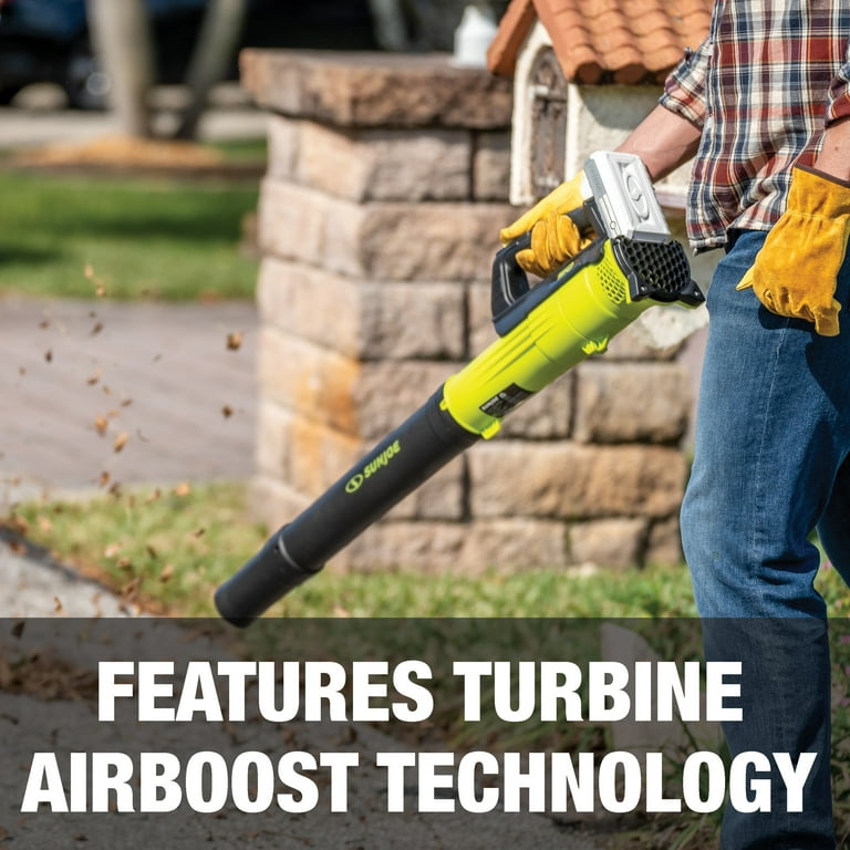 Sun Joe 24V Yard Tools Kit Leaf Blower Grass Hedge Trimmer 2 x 2.0Ah Batteries Charger Walmart