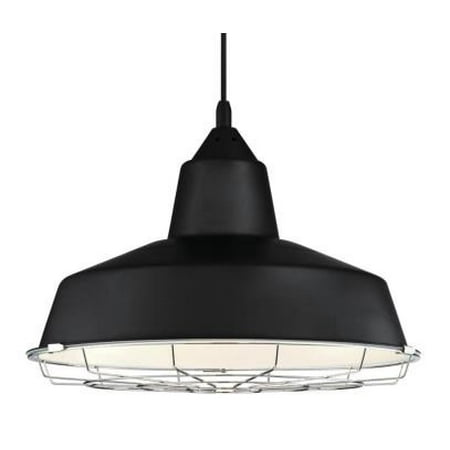 

Westinghouse 6104900 Academy 1 Light 16 Wide Integrated Led Pendant - Black