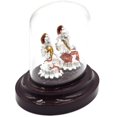 thumbnail image 4 of 999 Pure Silver Ganesh & Lakshmi / Laxmi Idol / Statue / Murti (Figurine #24), 4 of 6