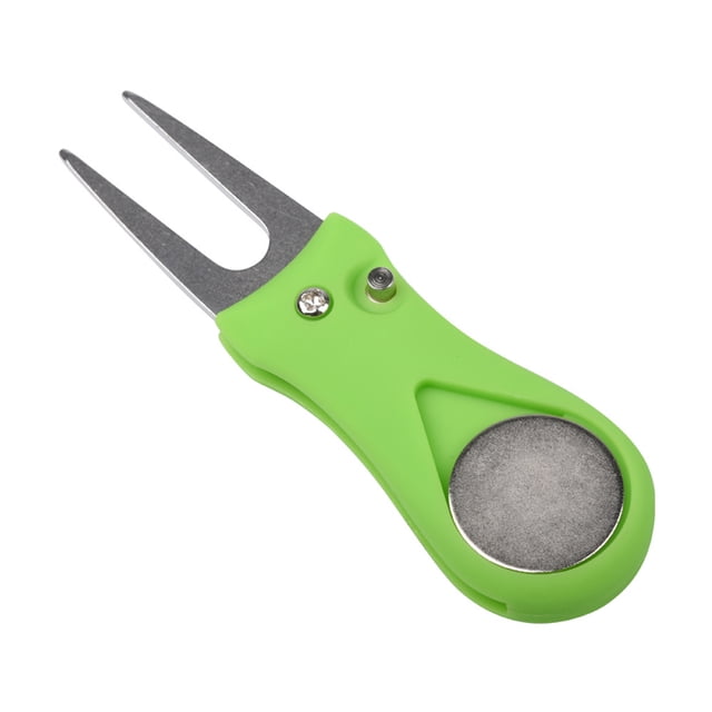 Bangcool Golf Divot Tool Foldable Pop up Button Divot Repair Tool Magnetic Ball Marker