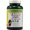 Nature's Dynamics B Whole Food B Gummy Hair for Skin & Nails, Natural Apple, 30 Ct