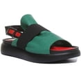 thumbnail image 1 of JUSTINREESS Esme Women's Side Buckle Open Toe Sandal In Green Size 8.5, 1 of 6