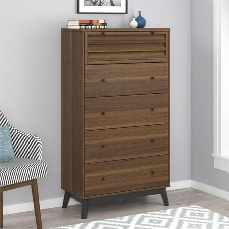 - Ameriwood Home Vaughn 5 Drawer Dresser, Multiple Colors