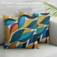 thumbnail image 3 of Creowell Boho Throw Pillow Covers Leaf  Outdoor Decorative Pillow Cover Square Cushion Cover Pillowcases for Sofa Bed Farmhouse Home Decor, 3 of 5