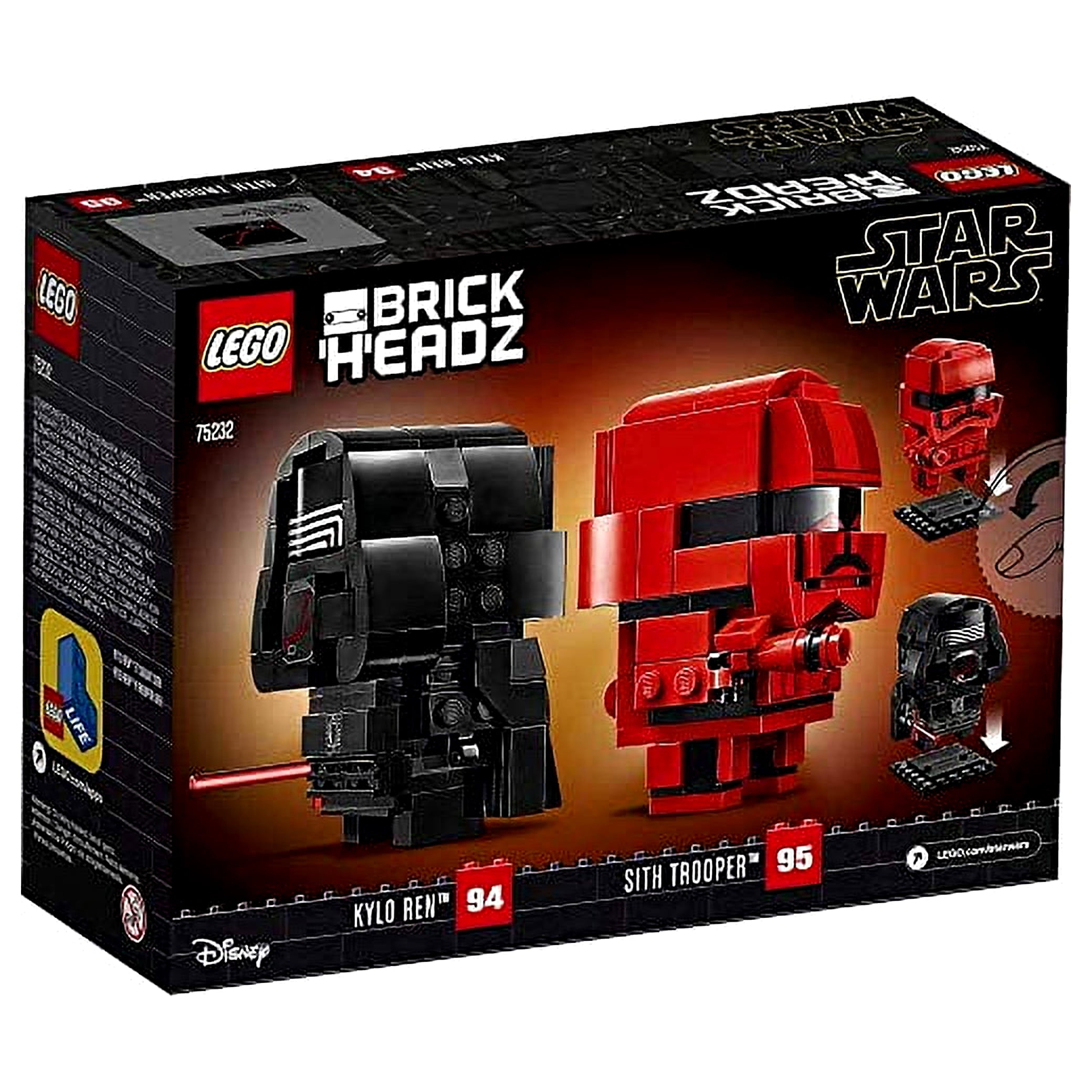 Star Wars Brick Headz Kylo Ren & Sith Trooper Set LEGO 75232