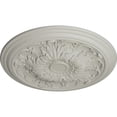 thumbnail image 3 of Ekena Millwork 20"OD x 1 1/2"P Damon Ceiling Medallion (Fits Canopies up to 3 3/8"), Hand-Painted Pot of Cream, 3 of 6