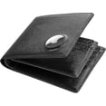 thumbnail image 1 of Airtag Wallet For Men- Bifold Leather Wallet Rfid Blocking With Id Window And Zipper Coin Pocket Bill Compartment Card Holder Wallet Gift For Men(airt, 1 of 5