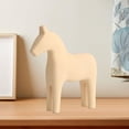 thumbnail image 3 of Estatua De Troya Moderna Adorno De Estatuilla De Caballo De Madera Para Decoración Del Hogar Amarillo Sunnimix Estatua de Troya, 3 of 8