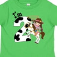 thumbnail image 4 of Inktastic I'm Two-cowgirl Riding Horse Birthday Girls Toddler T-Shirt, 4 of 5