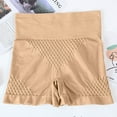 thumbnail image 5 of YWDJ Shaping Panties Underwear for Women Breathable Lightweight High Waist No Show Thin High Waist Pants Sports Shaping Breathable Body Lifting Buttocks Pure Cotton Pants Fitness Pants Beige XL, 5 of 7