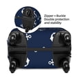 thumbnail image 4 of Xecao Nautical Themed Simple Anchors print Elastic Luggage Cover, with double-sided print , is perfect for travel, business, and daily use, 4 of 9