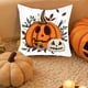 thumbnail image 4 of Juego de almohadas de calabaza de Halloween, almohada estampada, decoración del hogar, juego de almohadas de poliéster, 4 of 5