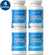 4 Pack - Puritan's Pride Probiotic Acidophilus Capsules, 100 Count