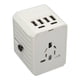 thumbnail image 1 of Enchufe de viaje de alimentación internacional, adaptador de viaje universal 8A Convertidor de adaptador Adaptador de enchufe internacional diseñado para el futuro, 1 of 9