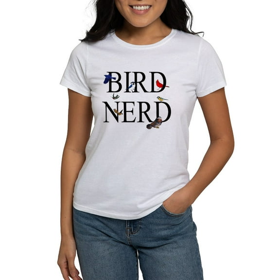 CafePress - Bird Nerd Women's T Shirt - Women's Classic T-Shirt