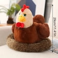 thumbnail image 3 of 11.41-Inch Mommy Farm Hen Plush with 10 Baby Chicks and 1 Henhouse, Soft Stuffed Animals for Birthdays, Holidays, Xmas, Anniversaries and Party Gifts, 3 of 5