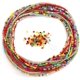 thumbnail image 1 of Cuentas de cintura para bajar de peso, cuentas de cintura africanas elásticas para mujer, cadena de cuentas de vientre de talla grande con cuerda y dijes, 1 of 1