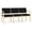Black-Natural, variant on Lenox Wood Reception Waiting 3-Seat Tandem Seating / Natural Wood / Blue