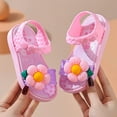 thumbnail image 2 of Akiihool Baby Girl Sandals Girl's Baby Toddler Everyday Sandals (Pink,4.5-5 Years), 2 of 7