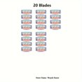thumbnail image 3 of Multi-Layer Razor Hair Removal Tools Shaver Replacement Parts Classic Shaver Razor Blades, 3 of 5