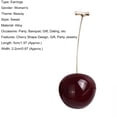 thumbnail image 7 of UDIYO Earrings Sweet Cherry Shape Alloy Exquisite Jacket Ear Dangle for Dating, 7 of 7