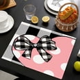thumbnail image 1 of TIMIFIS Ensemble de Table Saint-Valentin Rose Amour Tapis de Repas Lin Imprimé Tapis de Table Maison Cuisine Isolation Gadgets de Cuisine, 1 of 5