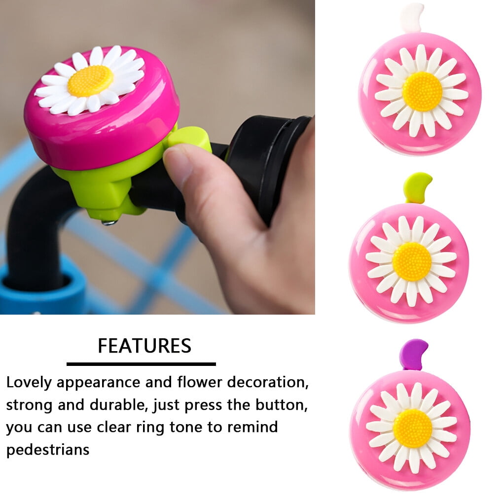 Bicycle Bell Alarming Bike Ring Flower Shape Bike Ring Flower