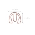 thumbnail image 2 of 12pcs Notes de Musique Créatives Style Instrument Trombones Marque-Pages Style Mixte, 2 of 6