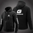 thumbnail image 2 of Sudaderas con capucha de GasGas para hombre, sudadera cálida de lana para hombre, ropa de calle de moda, jerséis holgados y transpirables informales para hombre, capucha de marca, 2 of 5