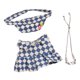 thumbnail image 4 of Ropa de Muñeca de Peluche Hugo 15 cm Falda de Tenis de Rejilla Accesorios, 4 of 9