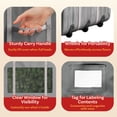 thumbnail image 2 of Elf Stor Canvas Rolling Christmas Tree Storage Bag for 12-ft Artificial Tree for Adult, Gray, 2 of 6
