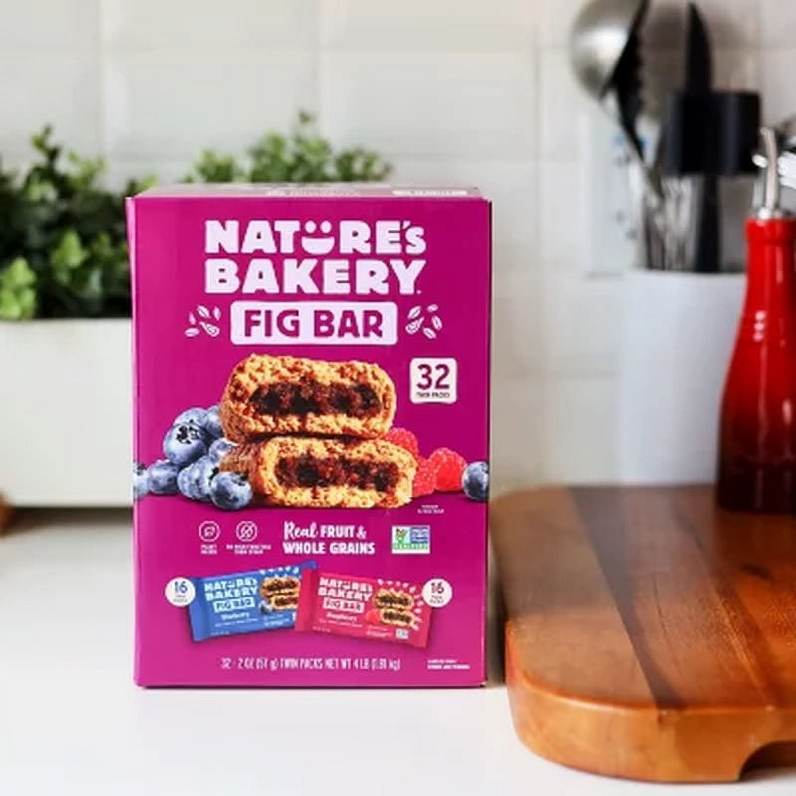 Nature's Bakery Fig Bars, Variety Pack, 2 oz., 32 ct.