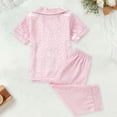 thumbnail image 4 of MEZZALL Toddler Boys Girls Short Sleeve Leopard Tops T-Shirt Tshirts Pants Casual Outfits Lovely Dailywear, Pink, 3-4 Years, 4 of 5