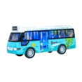 thumbnail image 3 of Autobús urbano de juguete para niños, vehículo de inercia, ligero, autobús turístico. azul, 3 of 9