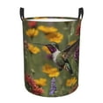 thumbnail image 1 of Balery Humming Bird Cesta de ropa redonda con asas, impermeable, independiente, para ropa, juguetes, dormitorio y familia-Small, 1 of 6