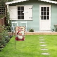 thumbnail image 5 of Rustic Santa Candy Cane Polyester Garden Flag 12.5x18 Inch - Double-Sided Christmas Outdoor Indoor Party Banner, 5 of 6