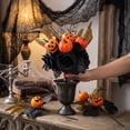 thumbnail image 5 of HBICUIH Halloween Pumpkin Leaf Branch, Plastic Home Floral Arrangement Accessory for Halloween Party Decor, 5 of 5