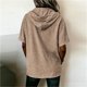 thumbnail image 5 of Neewe Womens Full Zip Shirts Short Short Sleeve Summer Cotton Linen V Neck Collared Stripes Casual Hoodie Wear, 5 of 6