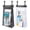 White+Black, variant on [Large Waterproof Phone Pouch, [2 Pack] Double Seals] Floating Waterproof Pouch for Kayak/Beach/Cruise Travel Essentials,