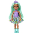 thumbnail image 1 of Cabello verde Chelsea de Chelsea inspirado en Barbie Unicornio, Gamedepot USA, 1 of 5