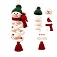 thumbnail image 2 of Crochet Beginner Kit for Adults with Red Cardinal and Tassel, Complete Set, White, Red, and Green Yarn, Christmas Door Decoration, 2 of 7