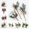 thumbnail image 2 of Accesorios para ramos navideños, copos de nieve, cuerda de cáñamo, ramo de frutos rojos, guirnalda DIY, 2 of 6