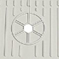 thumbnail image 2 of Alfombrilla de Silicona WDOplteas para Secar Platos Beige M, 2 of 9
