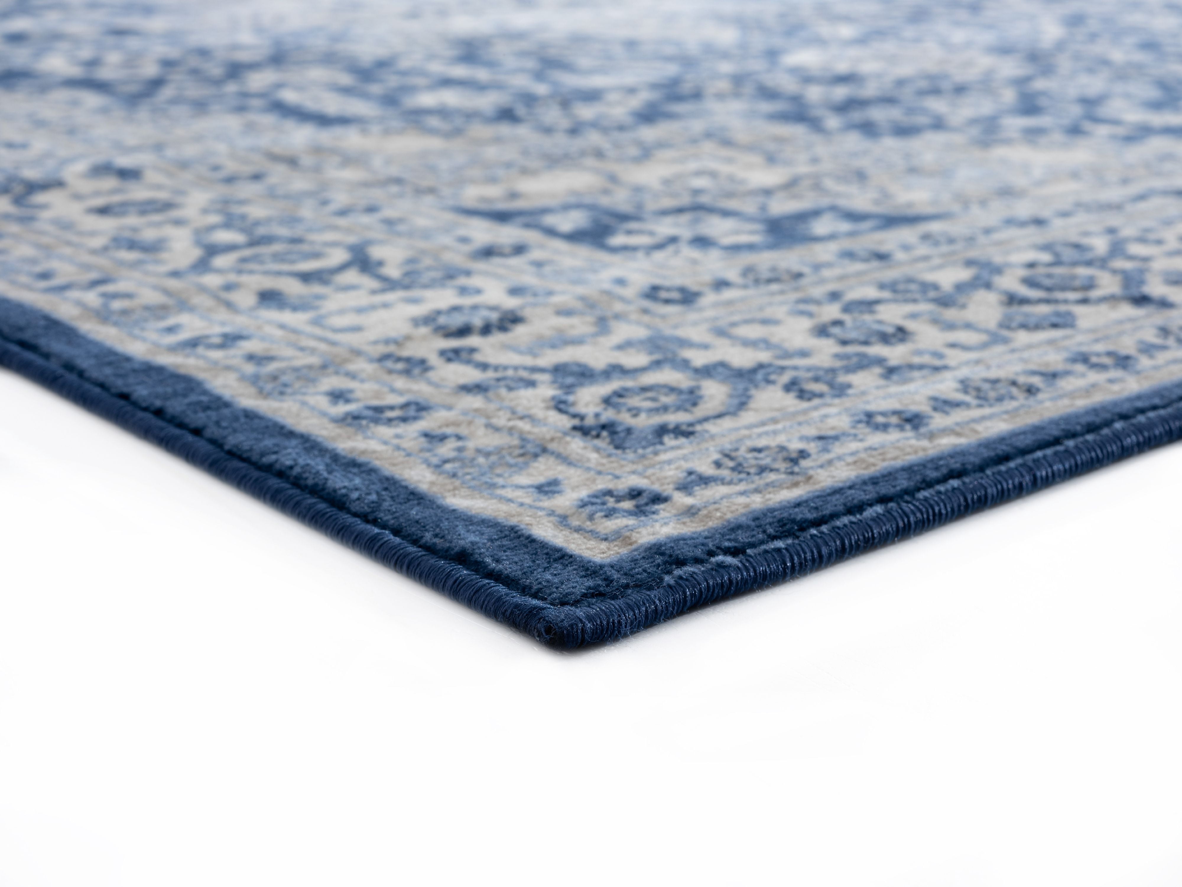 United Weavers Scarborough Ashland Oriental Denim Blue Woven Olefin Area Rug or Runner