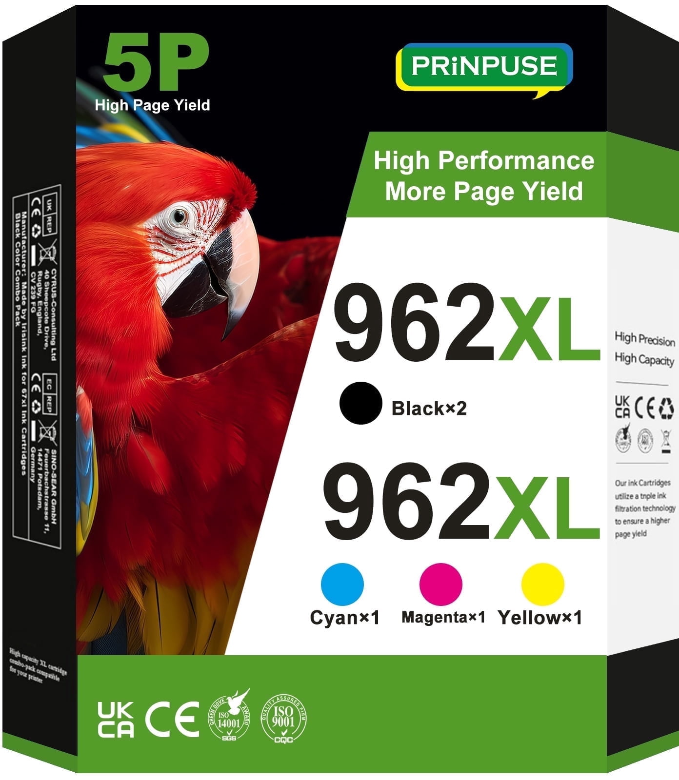 InkOwl Compatible Magenta Ink Cartridge For Canon PFI-104M - 130ml Replacement For IPF650, IPF755 Printers & More