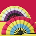 thumbnail image 5 of AOOOWER Rainbows Folding Fan Colourful Fan LGBTs Gay Prides Party Summer Music Festival, 5 of 18